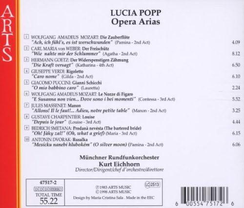 Opera Arias (Popp, Eichorn)