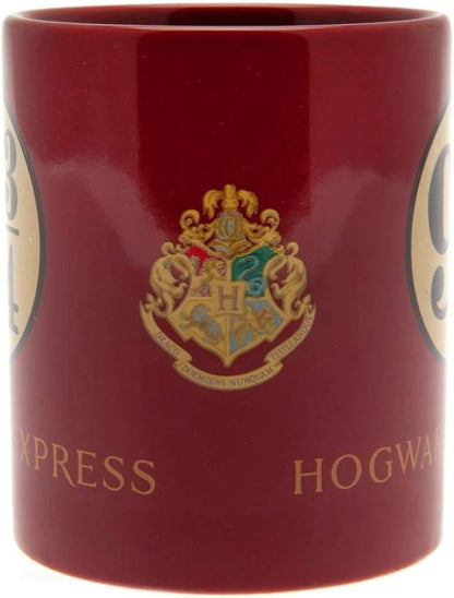 Pyramid International Harry Potter Platform 9 ¾ Scarlet Ceramic Mug in Presentation Box - Official Merchandise