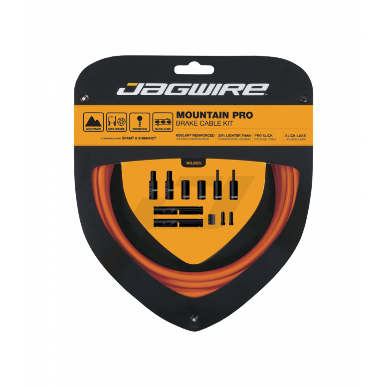 Jagwire Pro Mtb Brake Kit Orange