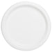Unique 31056EU Eco-Friendly Paper Plates-23 cm-White Colour-16 Count (Pack of 1), Pack of 16