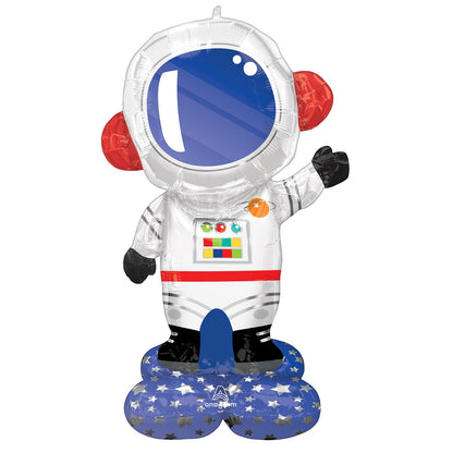 Amscan Anagram 4281111 - Astronaut AirLoonz Air-filled Foil Balloon - 57"