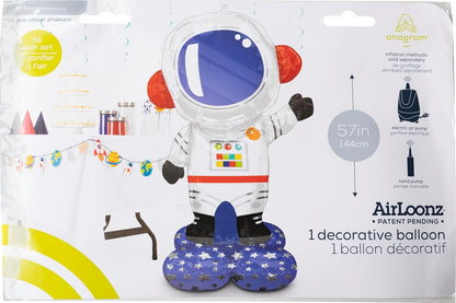 Amscan Anagram 4281111 - Astronaut AirLoonz Air-filled Foil Balloon - 57"