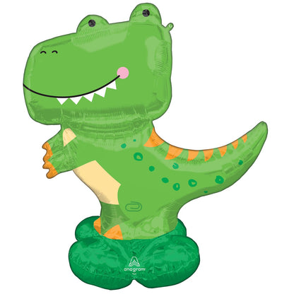 Amscan Anagram 4292311 - T-Rex Dinosaur AirLoonz Air-filled Foil Balloon - 54"