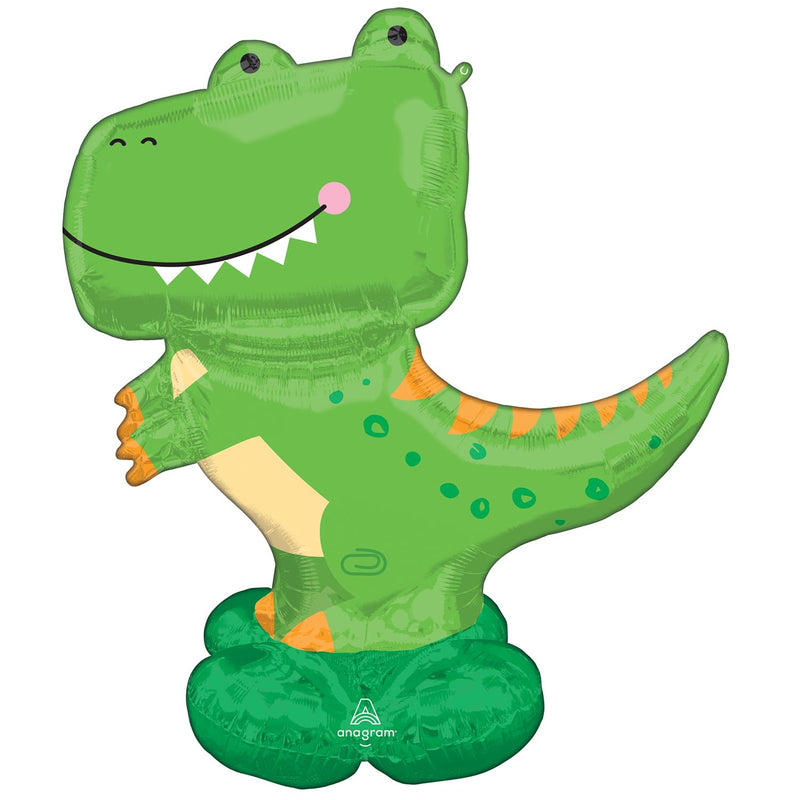 Amscan Anagram 4292311 - T-Rex Dinosaur AirLoonz Air-filled Foil Balloon - 54"