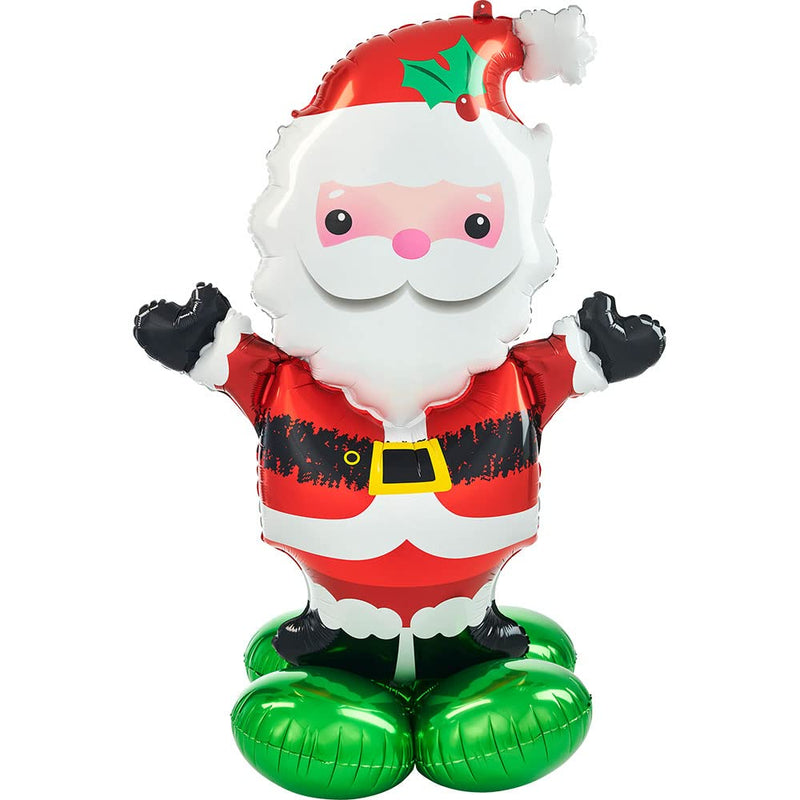 Amscan Anagram 4295211 - Christmas Santa Airloonz Air-filled Foil Balloon - 53"