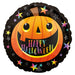 Amscan Anagram 4316701 - Smiley Halloween Pumpkin Round Foil Balloon - 17 Inch