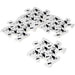Alchemy of England Flamingo Pineapple Coaster Set White/Black