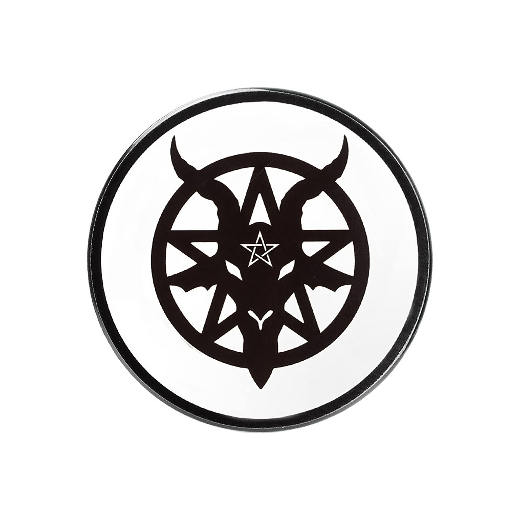 Alchemy Coaster Baphomet White/Black