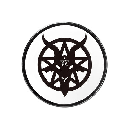 Alchemy Coaster Baphomet White/Black