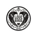 Alchemy Love Birds White Coaster