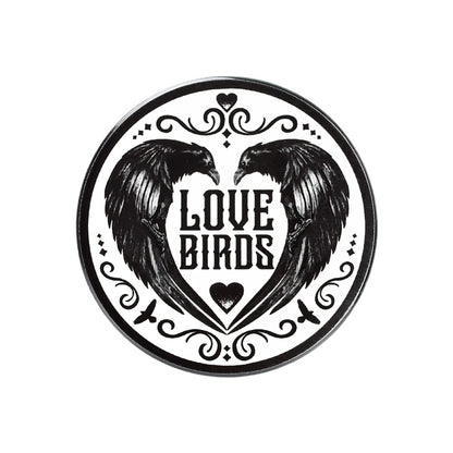 Alchemy Love Birds White Coaster