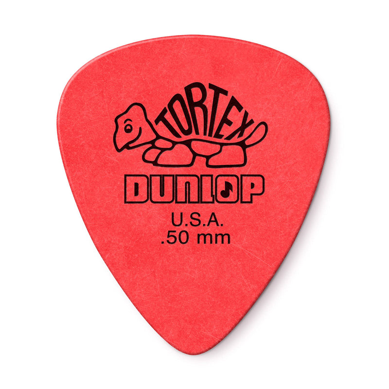 Dunlop: 418R.50 Tortex Standard Red .50Mm