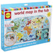 Alex Jura Toys 200020 Toys Bath World Map in The Tub