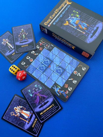 Little Rocket Games One Card Dungeon Expansion M'GUF-YN Returns Board Game in Italian and English
