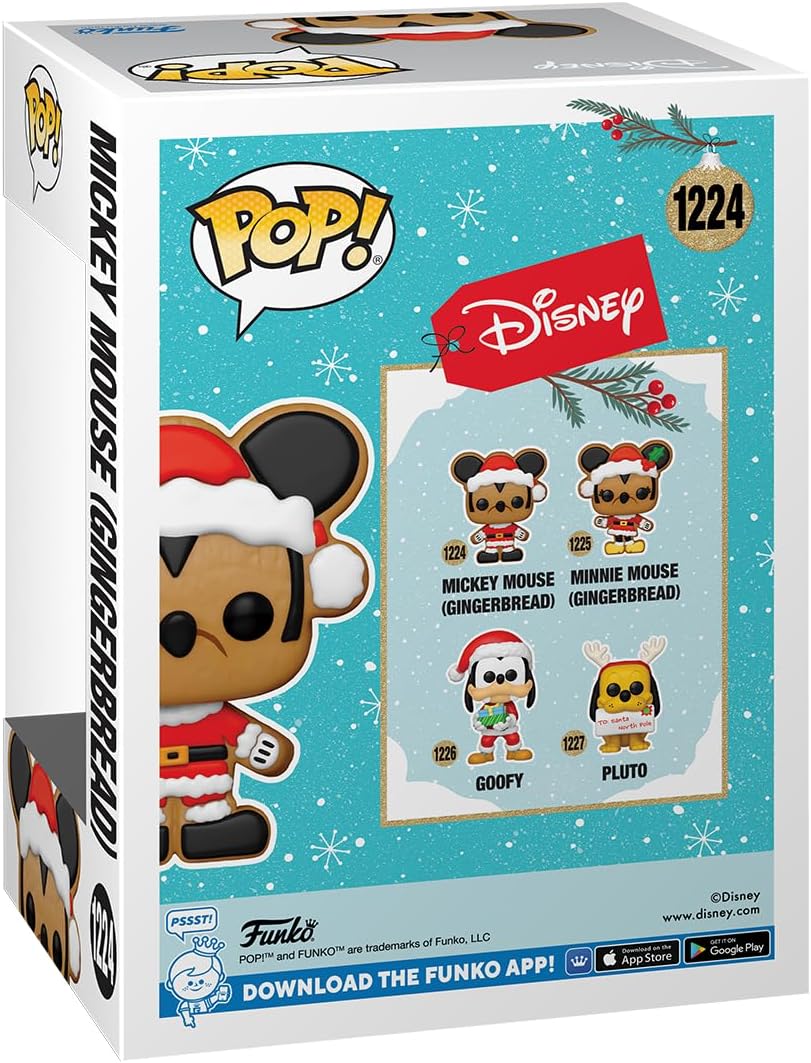Funko Pop! Disney Holiday: Santa Mickey Mouse (Gingerbread
