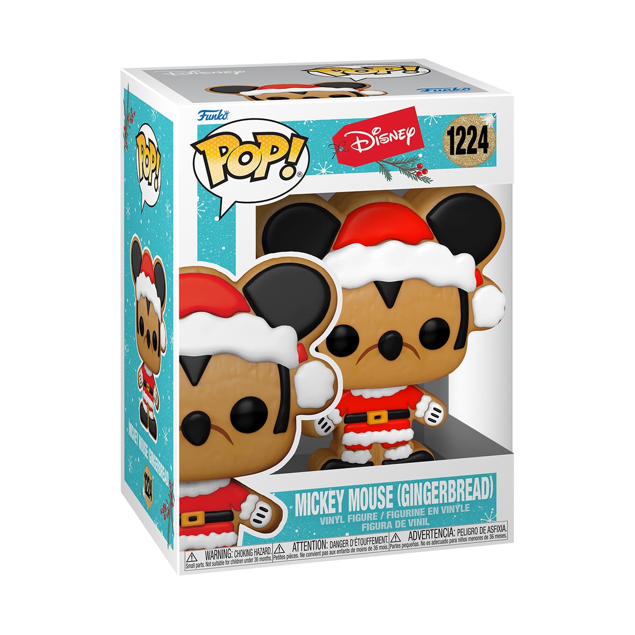 Funko Pop! Disney Holiday: Santa Mickey Mouse (Gingerbread