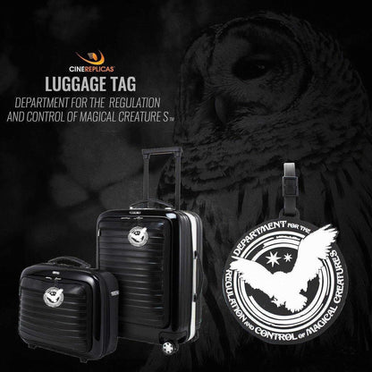 Cinereplicas Harry Potter Travel Suitcase ID Luggage Tag and Suitcase Label (Magical Creatures