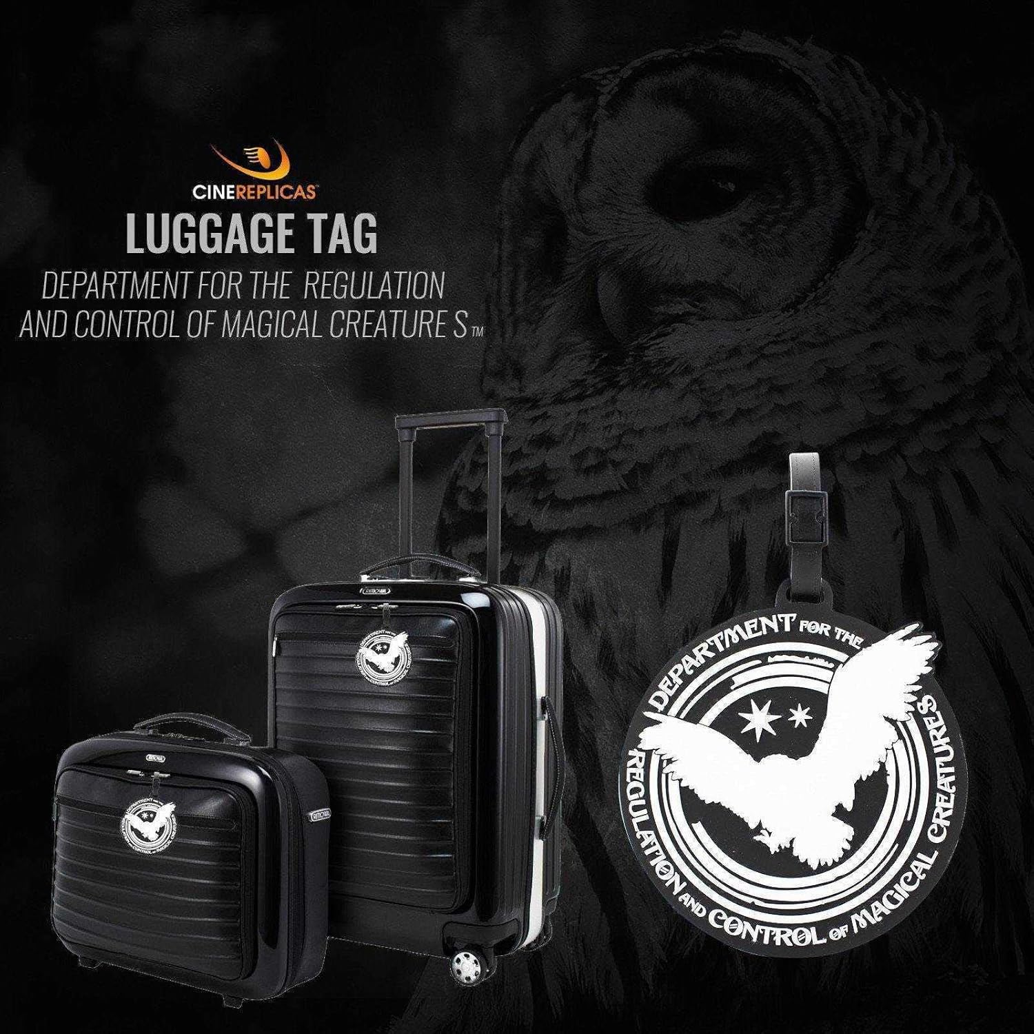 Cinereplicas Harry Potter Travel Suitcase ID Luggage Tag and Suitcase Label (Magical Creatures