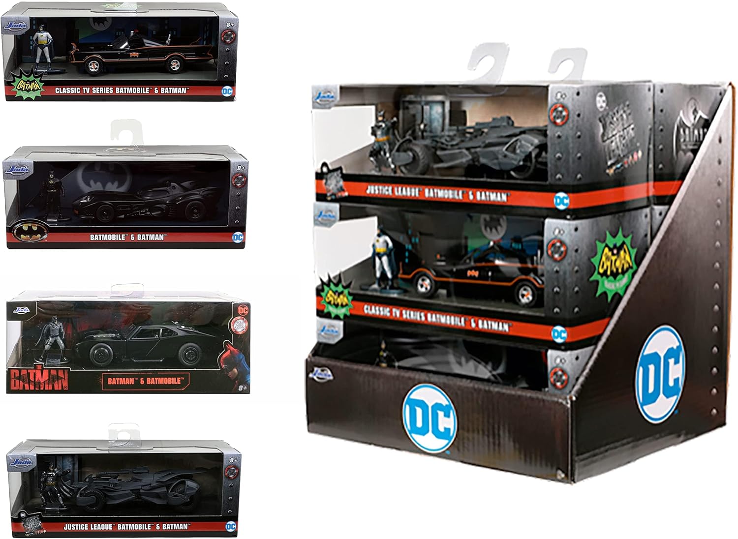 Jada Toys 253213006 Batman Batmobile 1:32 Scale Die-cast Toy Car-Black