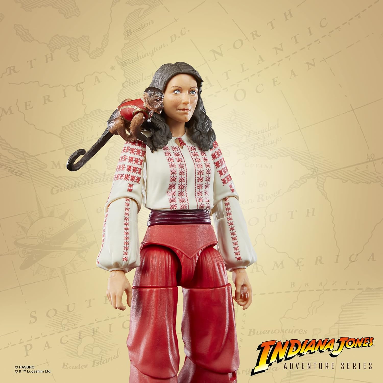 Hasbro Indiana Jones and the Raiders of the Lost Ark Adventure Series Marion Ravenwood, 15-cm Indiana Jones Action Figures