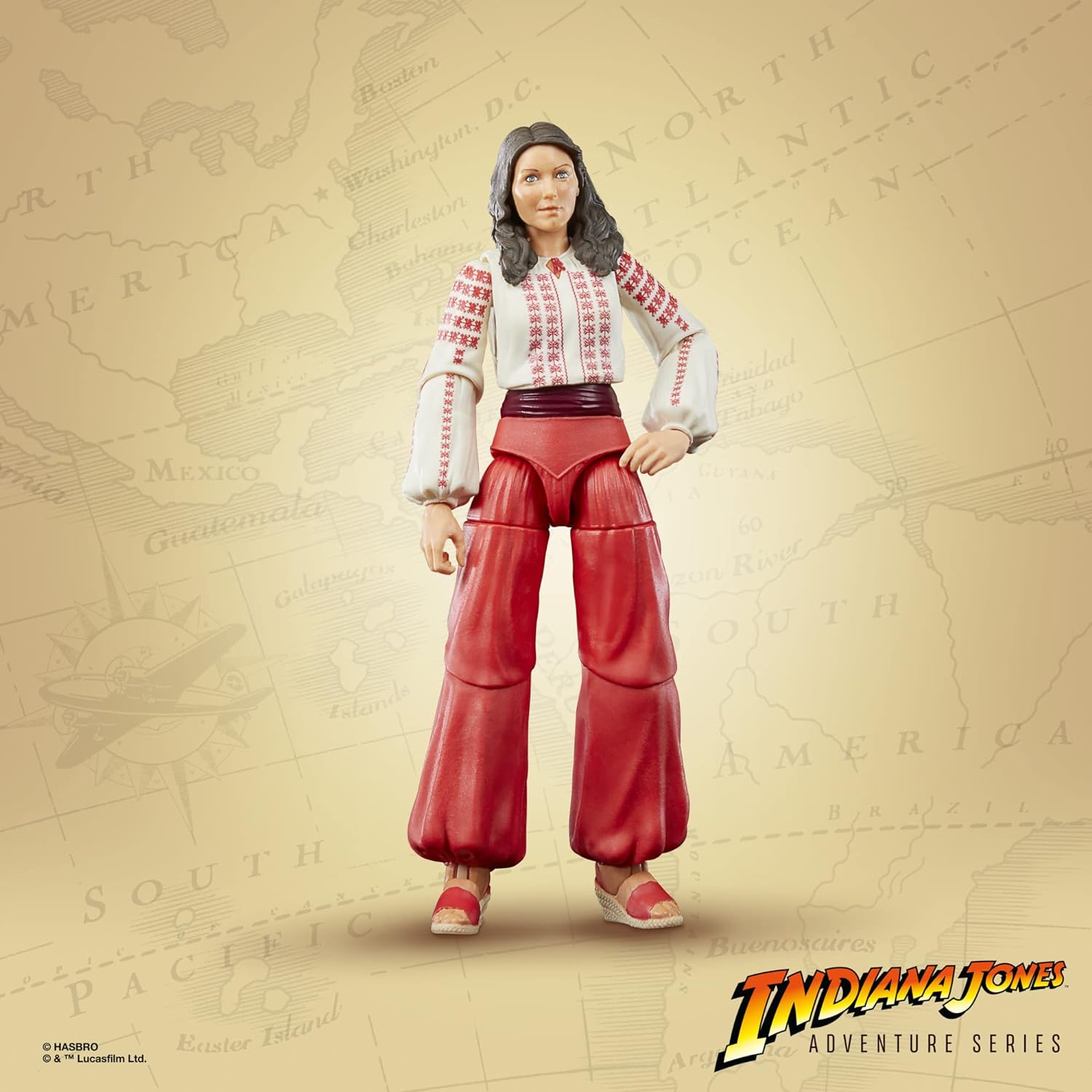 Hasbro Indiana Jones and the Raiders of the Lost Ark Adventure Series Marion Ravenwood, 15-cm Indiana Jones Action Figures