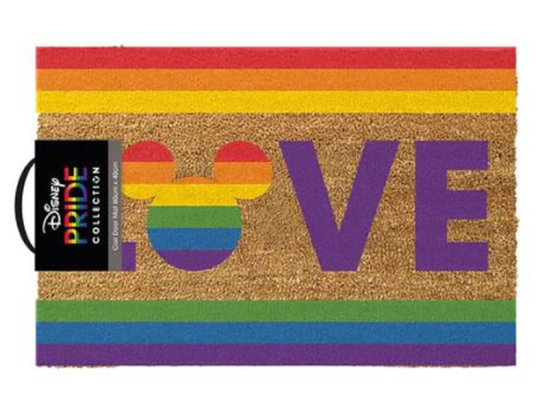 Pyramid International Disney Doormat, (Mickey Mouse Pride Design) 40cm x 60cm Welcome Mat, Front Door Mat. Coir Doormat - Official Disney Merchandise