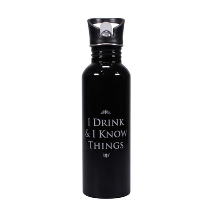 Half Moon Bay WTRBGT01 Game of Thrones Water Bottle I Drink & I Know Things Half Moon Accessori Cooking, Youth Unisex, Multicolor, Unique