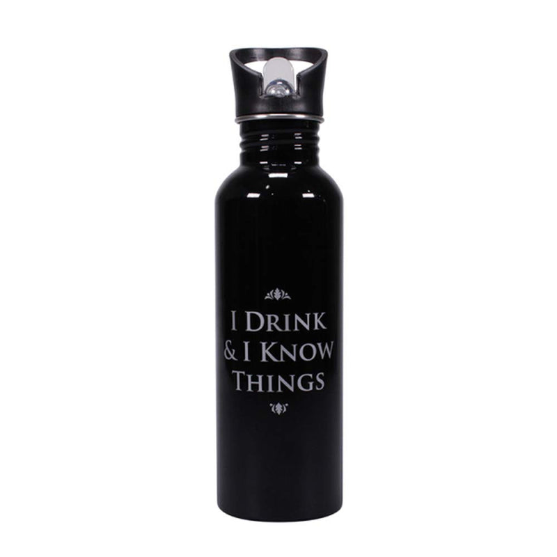 Half Moon Bay WTRBGT01 Game of Thrones Water Bottle I Drink & I Know Things Half Moon Accessori Cooking, Youth Unisex, Multicolor, Unique