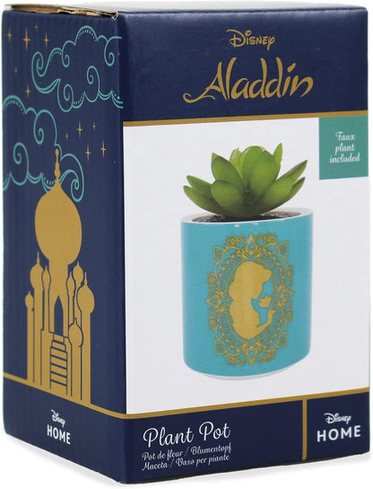 Disney Plant Pot, Stoneware, Turquoise, 150ml 150ml Turquoise