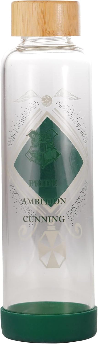 Harry Potter - Fier Serpentard - Bouteille d'eau en Verre 500ml