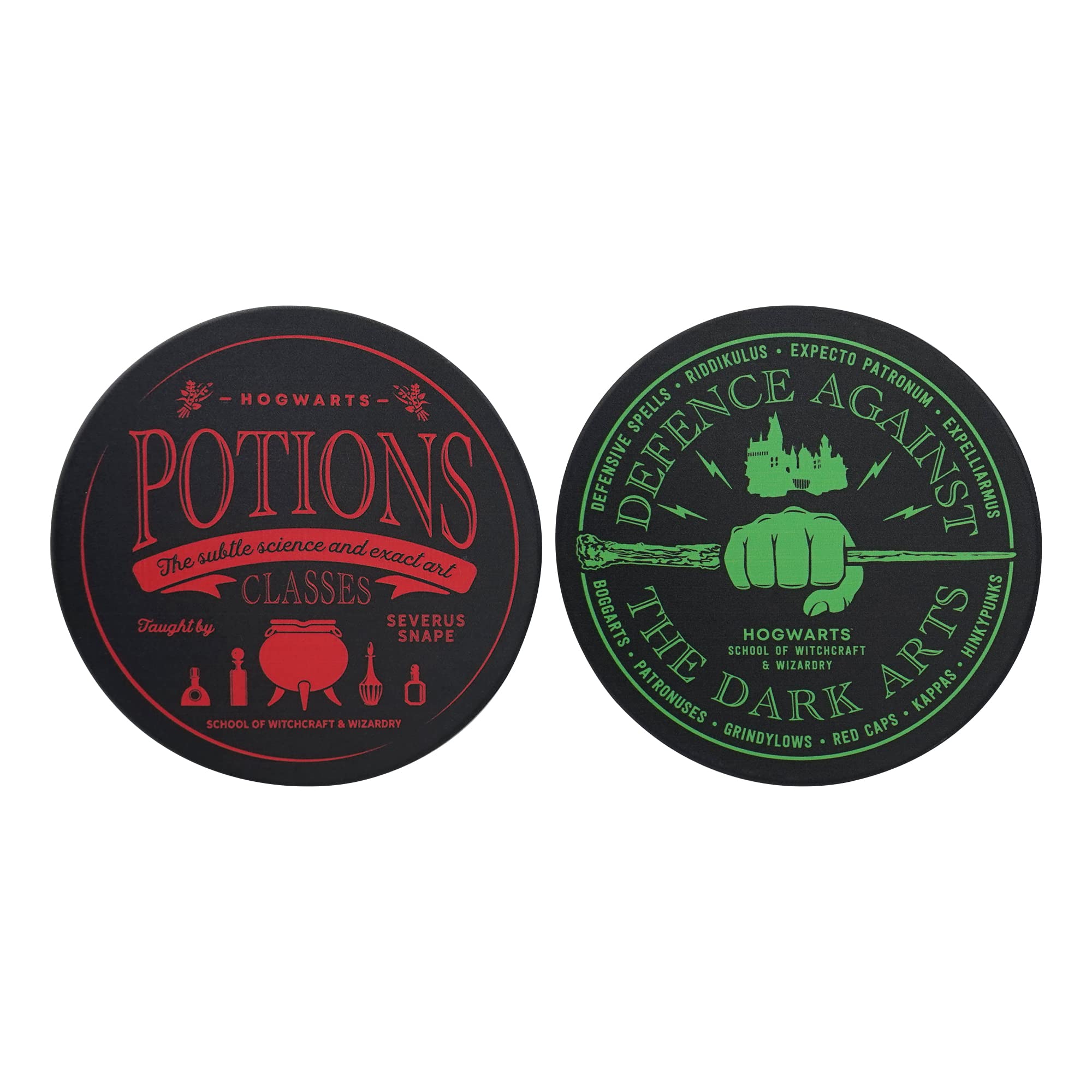 Harry Potter Set of 2 Ceramic Coasters - Potions - Coasters Set Of 2 - Harry Potter Accessories