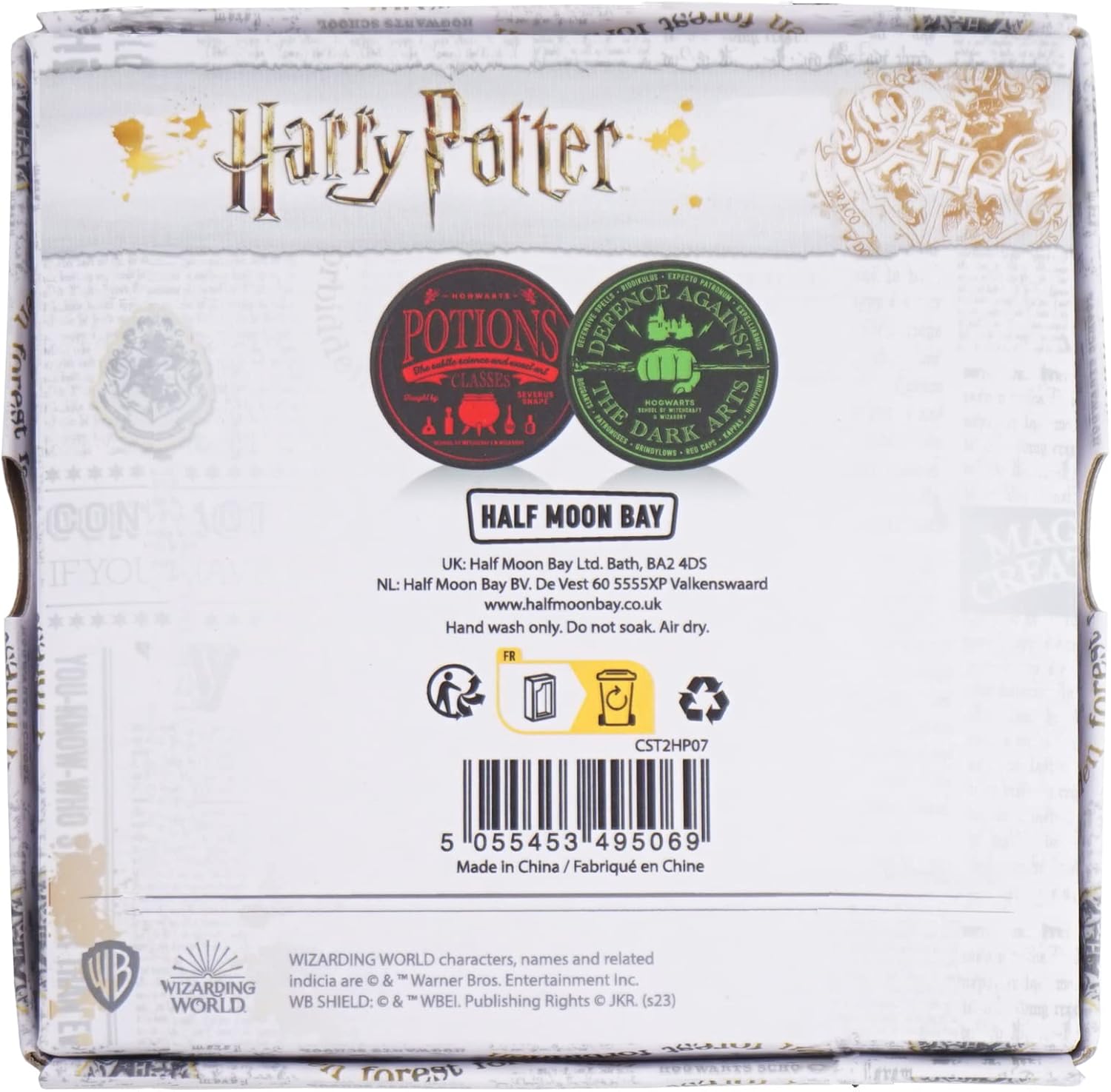Harry Potter Set of 2 Ceramic Coasters - Potions - Coasters Set Of 2 - Harry Potter Accessories
