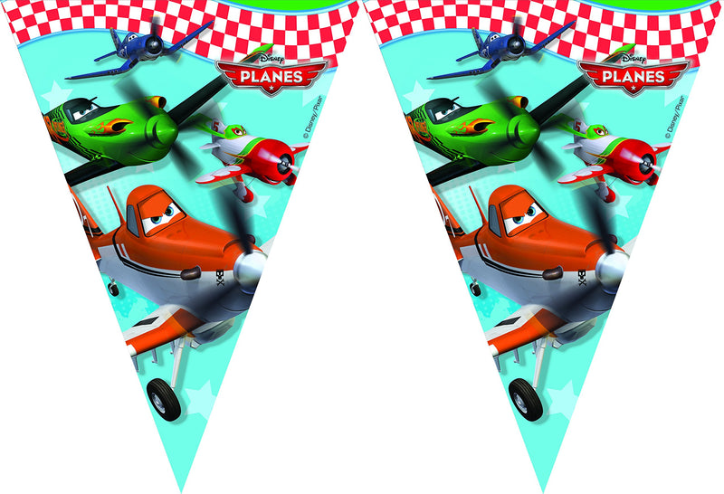 Unique Party Amscan Iternational Planes Triangle Flag Banner