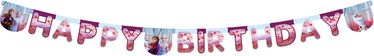 Disney Frozen 2 10066553 PR91132 Banner, Multi-Coloured