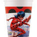 Procos Miracolous Ladybug 93479 Party Cups Maximum Capacity 200 ml Pack of 8 Disposable Paper Cups for Children's Birthday Party Tableware FSC® Mix