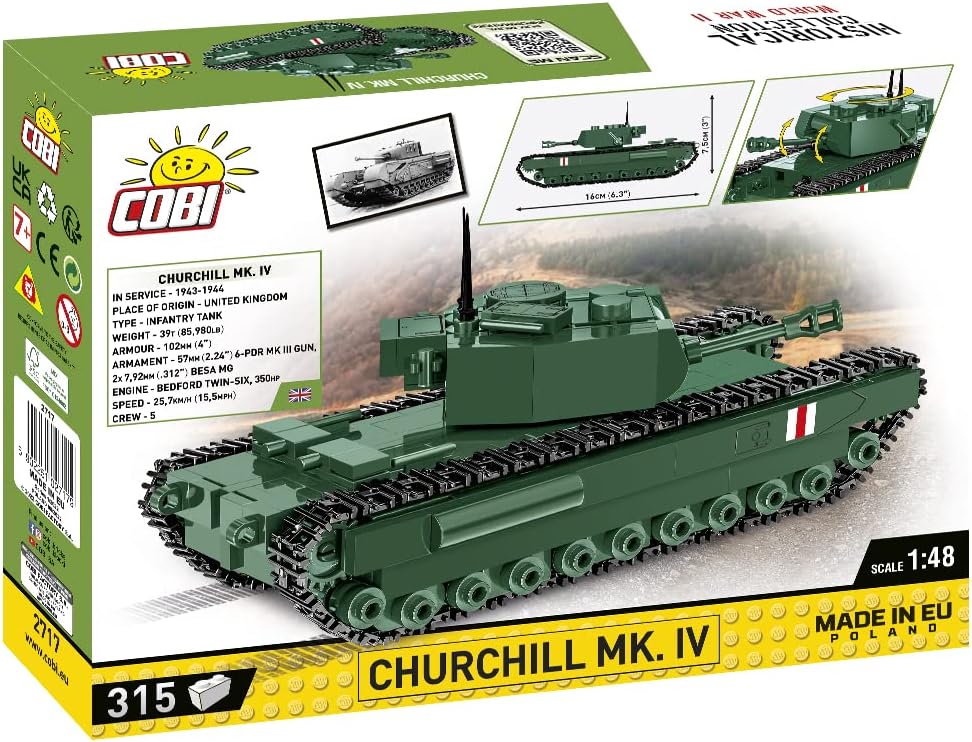 COBI Historical Collection World War II Churchhill MK. IV Tank