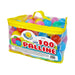 Sport1 705500551 Colors Bag with 100 Coloured Soft Balls, Multicolour