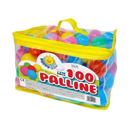 Sport1 705500551 Colors Bag with 100 Coloured Soft Balls, Multicolour