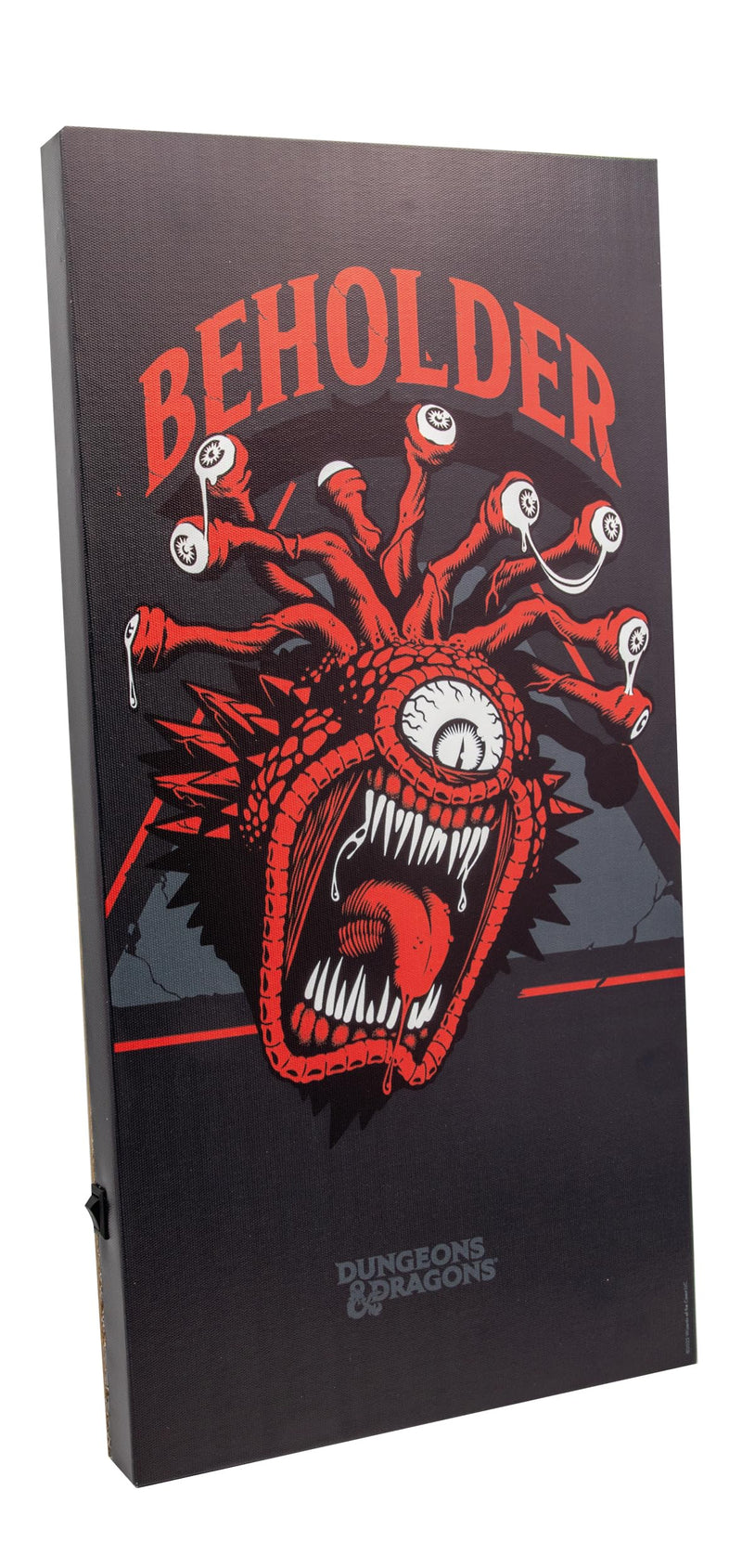 Joy Toy Dungeons & Dragons Beholder Canvas (Canvas Picture) with 6 LED Lights for Hanging and Standing, 20 x 3 x 40 cm