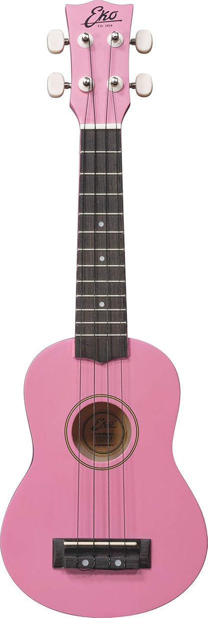 EKO Guitars PRIMO, 4-String Ukulele, Pink (06201013