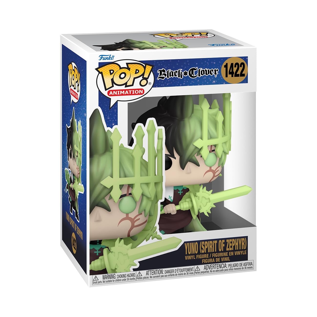 Funko Pop! Animation: Black Clover - Yuno (Spirit of Zephyr