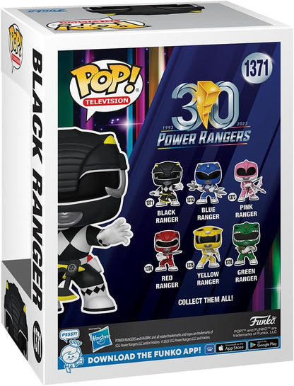 Funko POP! TV: Mighty Morphin Power Rangers 30th - Black Ranger - Power Rangers TV - Collectable Vinyl Figure - Gift Idea - Official Merchandise - Toys for Kids & Adults - TV Fans