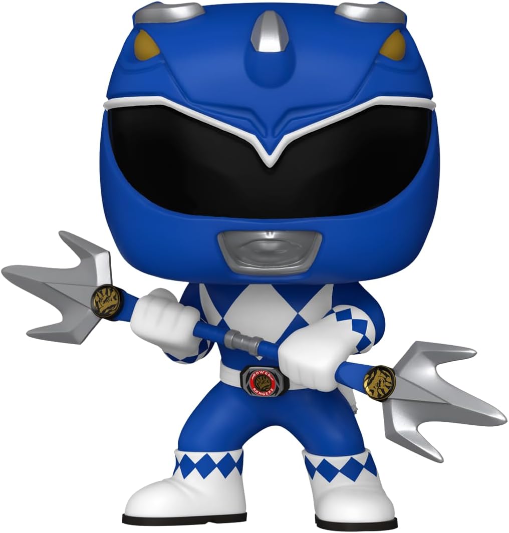 Funko POP! TV: Mighty Morphin Power Rangers 30th - Blue Ranger - Power Rangers TV - Collectable Vinyl Figure - Gift Idea - Official Merchandise - Toys for Kids & Adults - TV Fans