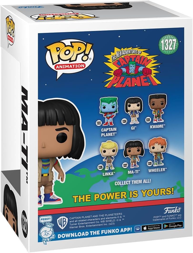 Funko POP! Animation: Captain Planet - Ma-Ti - Captain Planet and the Planeteers - Collectable Vinyl Figure - Gift Idea - Official Merchandise - Toys for Kids & Adults - TV Fans