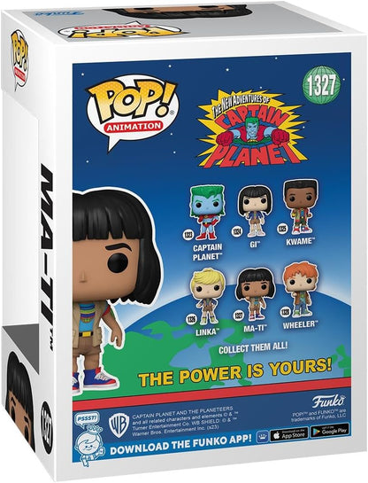 Funko POP! Animation: Captain Planet - Ma-Ti - Captain Planet and the Planeteers - Collectable Vinyl Figure - Gift Idea - Official Merchandise - Toys for Kids & Adults - TV Fans
