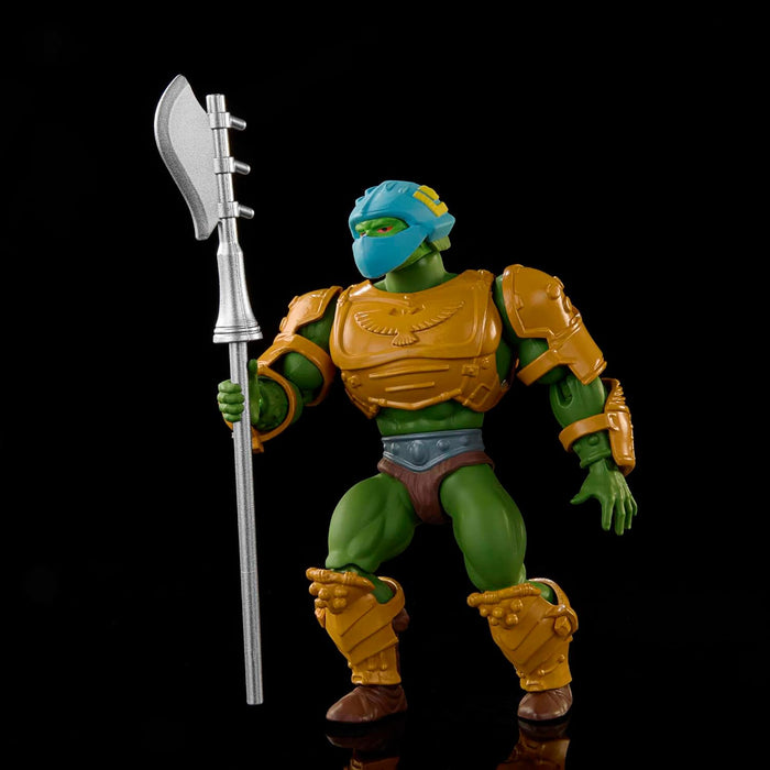 Masters of the Universe Origins Toy, Rise of Snake Men Eternian Guard Infiltrator, Collectible MOTU Figure with Accessory and Mini Comic, HKM77
