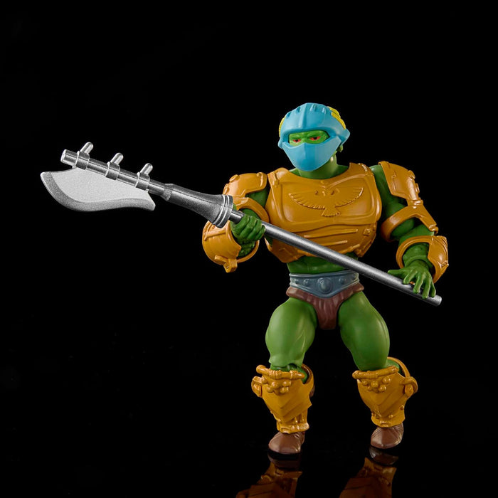 Masters of the Universe Origins Toy, Rise of Snake Men Eternian Guard Infiltrator, Collectible MOTU Figure with Accessory and Mini Comic, HKM77