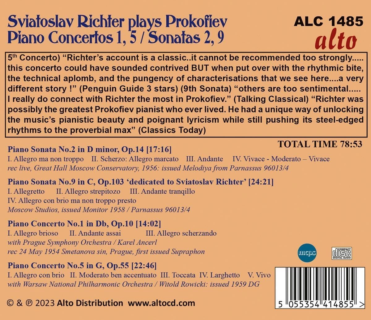 Richter Plays Prokoviev