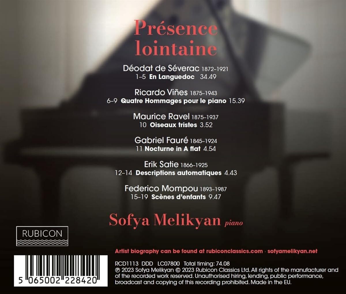 Sofya Melikyan: Présence Lointaine