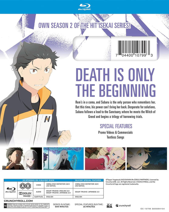 Re:ZERO: Starting Life in Another World - Season Two